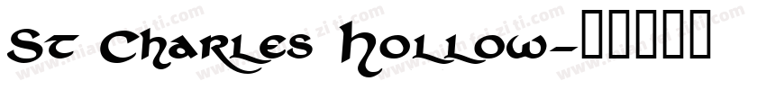 St Charles Hollow字体转换